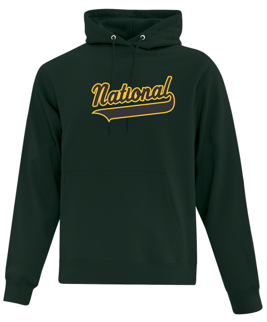 National Little League Unisex and Youth Pullover Cotton/Polyester Forest Green Hoodie
