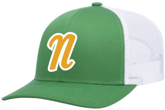 National Little League Green and White Trucker Hat