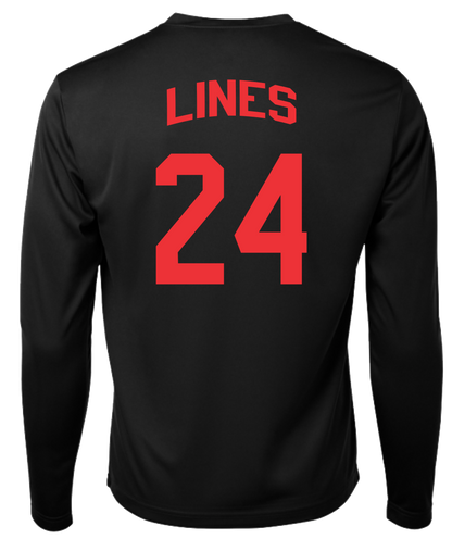 Carnarvon Reds Unisex and Youth Long Sleeve DriFit Tshirt
