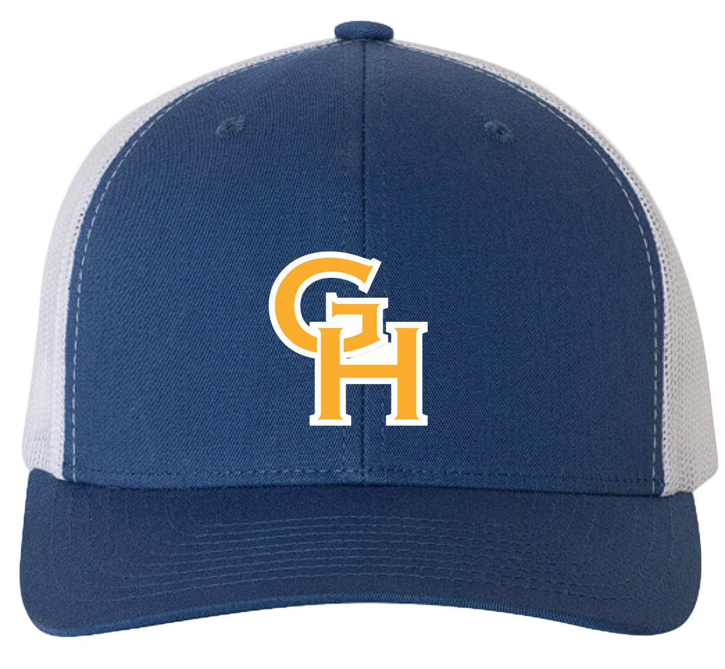 Gordon Head Baseball Royal Blue and White Trucker Hat
