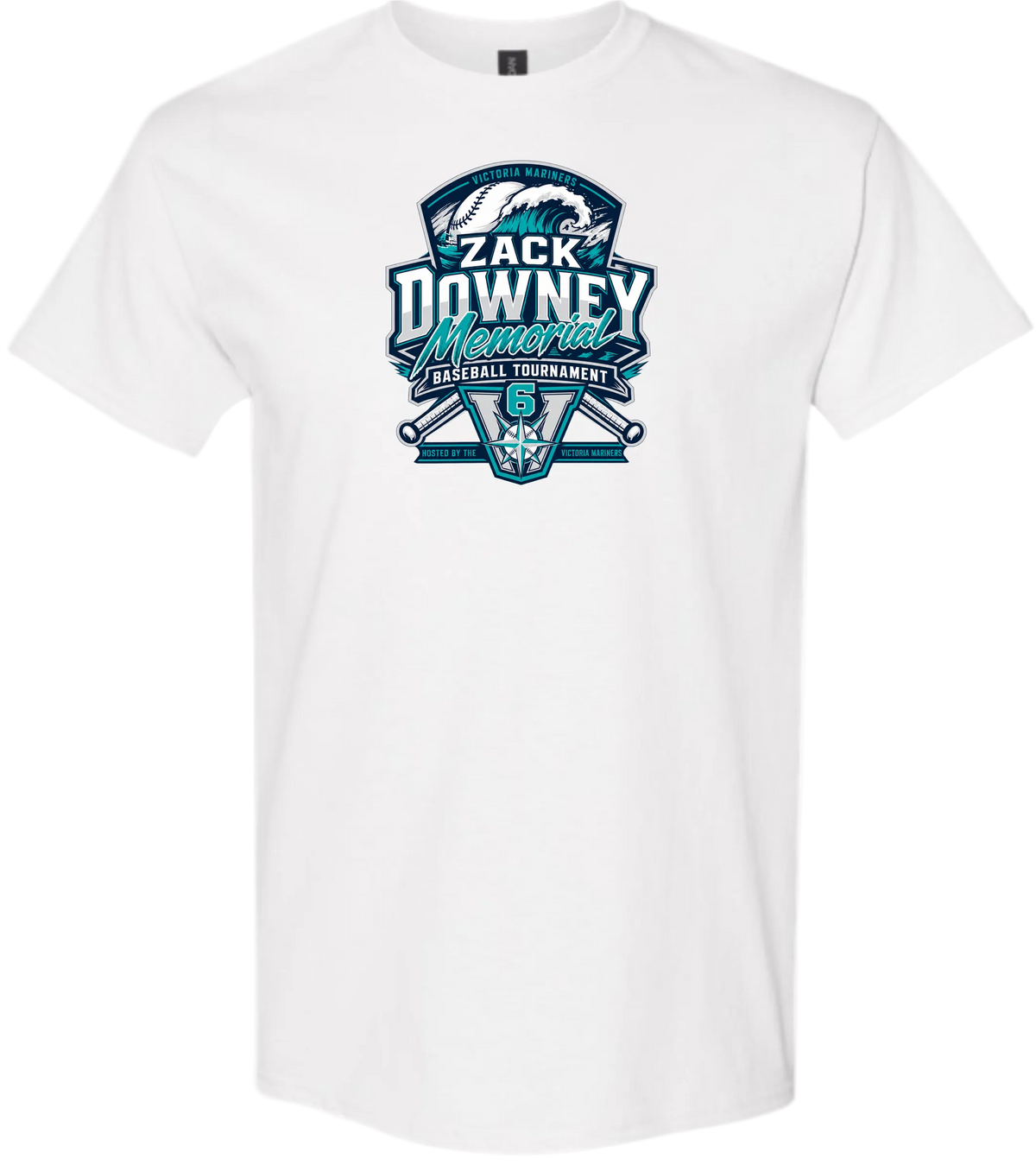 Victoria Mariners ZACK DOWNEY TOURNAMENT Unisex and Youth Cotton Tshirt
