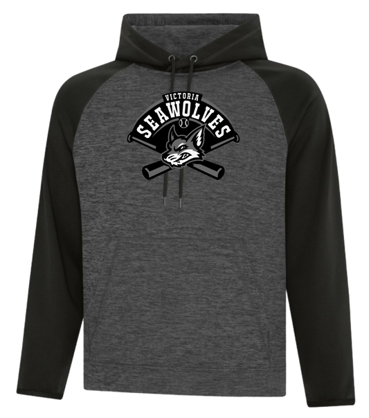 Victoria Seawolves Baseball Unisex and Youth Two Tone DriFit PullOver Hoodie