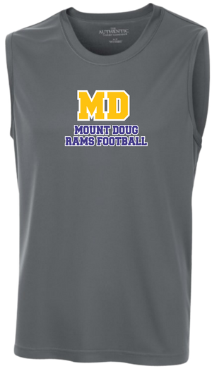 Mount Doug Rams Football Unisex Sleeveless DriFit Tshirt