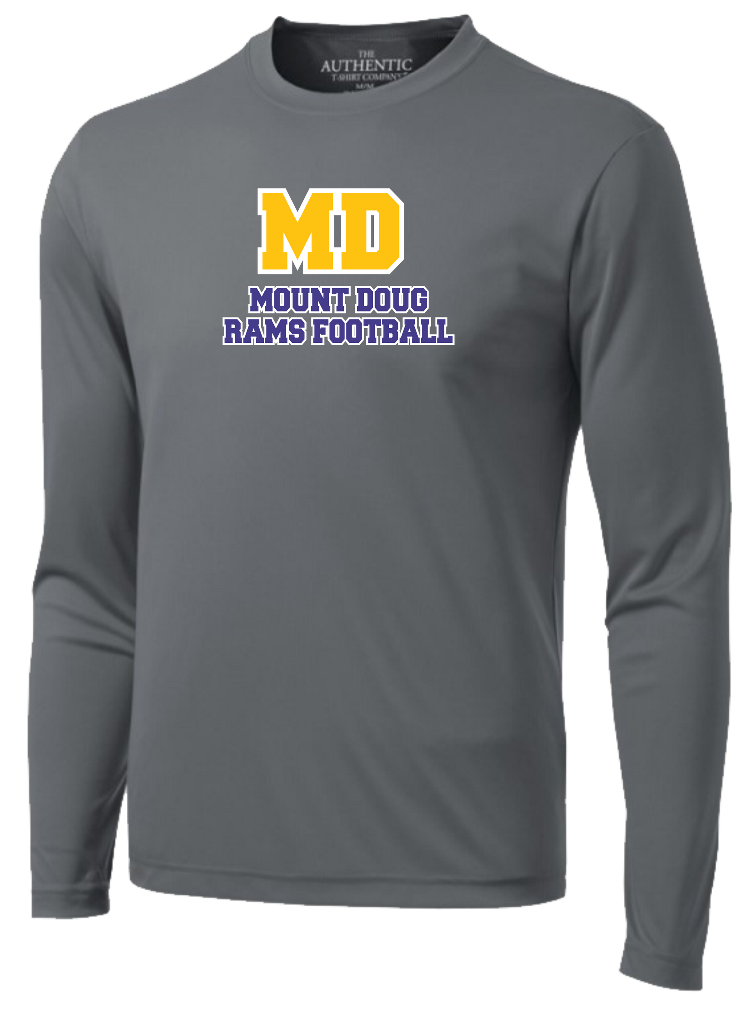 Mount Doug Rams Football Unisex and Youth Long Sleeve DriFit Tshirt