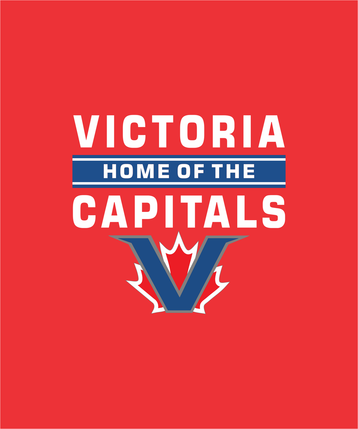 Victoria Capitals North Baseball Sublimated Blanket