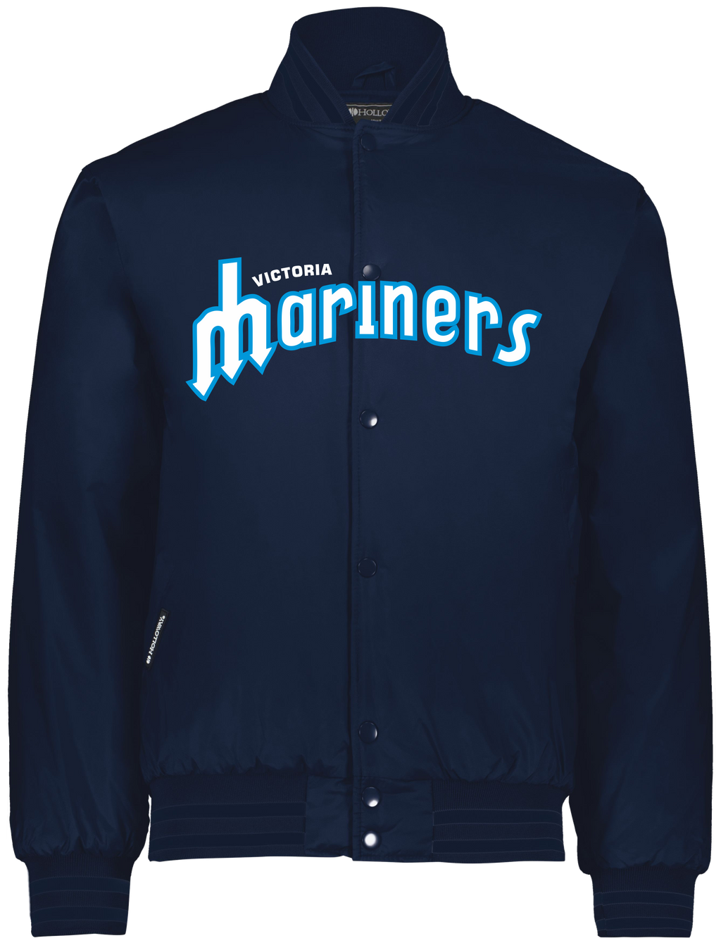 Victoria Mariners Baseball Club Unisex Holloway Heritage Full Snap Jacket