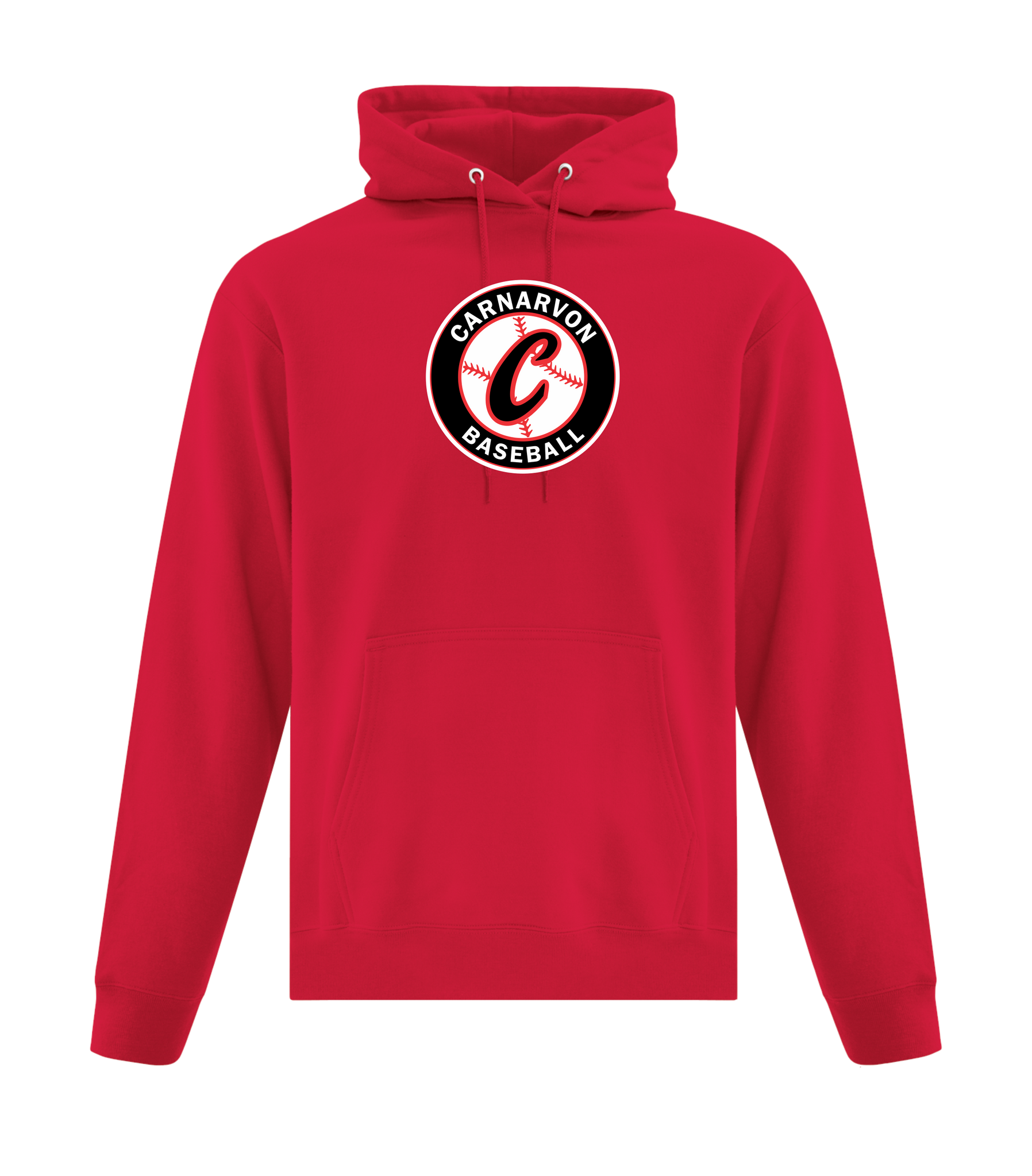Carnarvon Baseball Unisex and Youth Pullover Cotton Hoodie