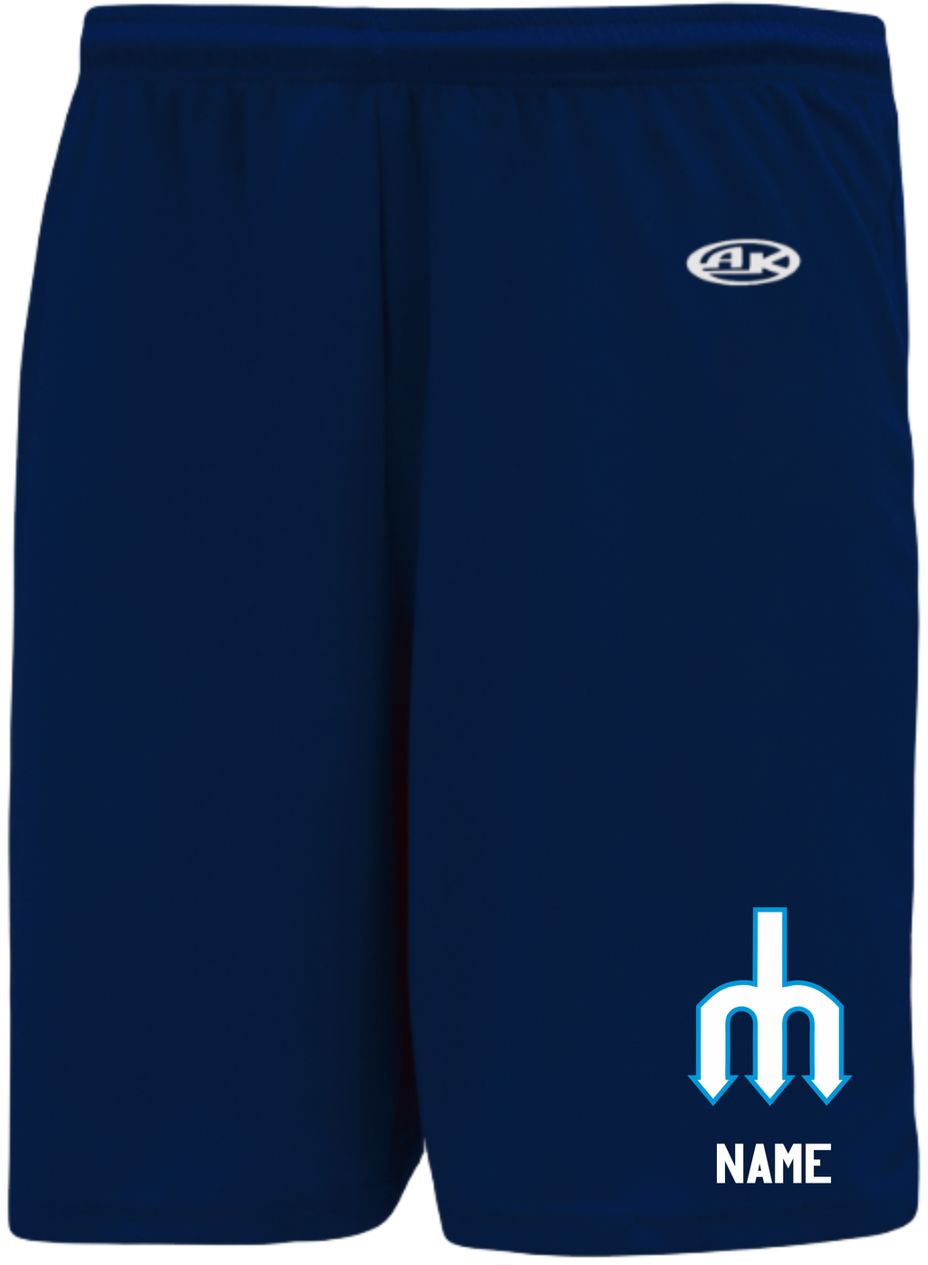 Victoria Mariners Baseball Club Unisex and Youth Pocketed Athletic Shorts