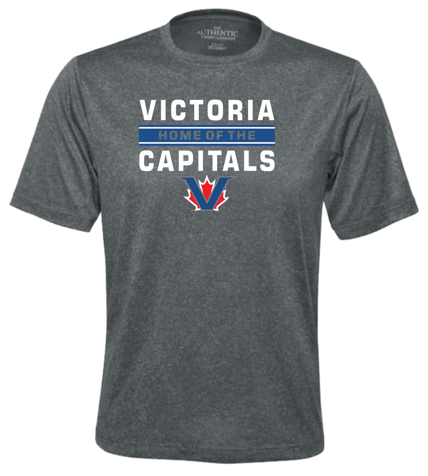 Victoria Capitals North Baseball Unisex Heather Short Sleeve DriFit Tshirt
