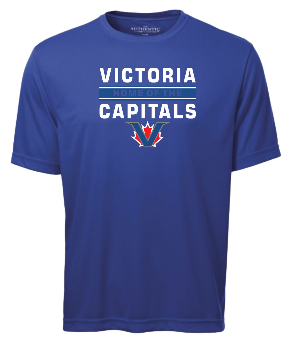 Victoria Capitals North Baseball Unisex and Youth Short Sleeve DriFit Tshirt