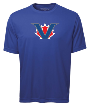 Victoria Capitals North Baseball Unisex and Youth Short Sleeve DriFit Tshirt