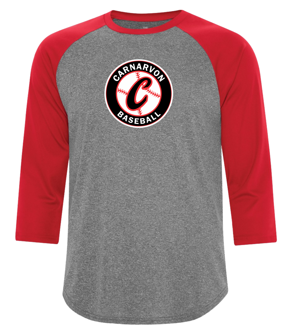 Carnarvon Baseball 3/4 Sleeve Baseball Tshirt