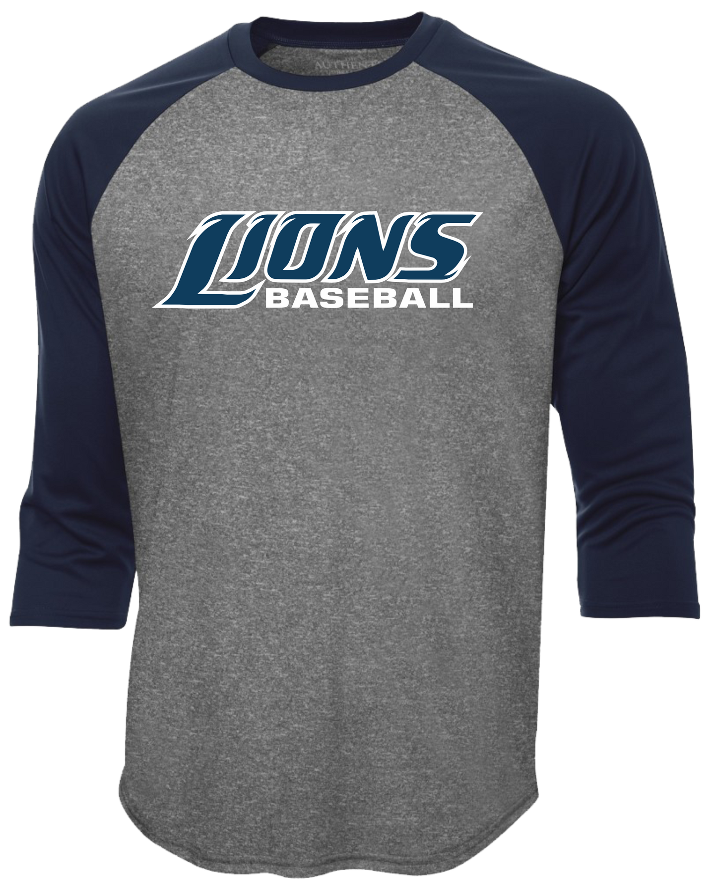 Lions Baseball 3/4 Sleeve Baseball Tshirt