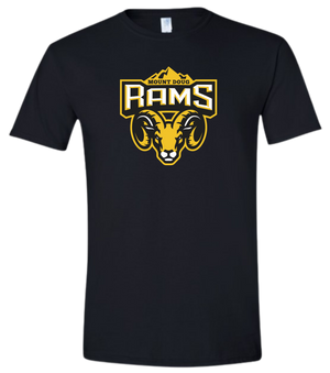 Mount Doug Rams Football Unisex Softstyle Cotton Tshirt