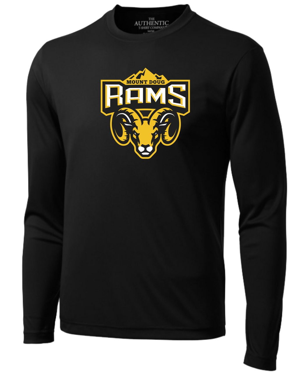 Mount Doug Rams Football Unisex and Youth Long Sleeve DriFit Tshirt