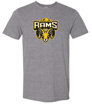 Mount Doug Rams Football Unisex Softstyle Cotton Tshirt
