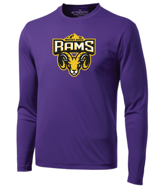 Mount Doug Rams Football Unisex and Youth Long Sleeve DriFit Tshirt